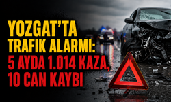 Yozgat'ta Trafik Alarmı: 5 Ayda 1.014 Kaza, 10 Can Kaybı