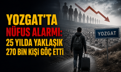 Yozgat'ta Nüfus Alarmı: 25 Yılda Yaklaşık 270 Bin Kişi Göç Etti