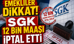 Emekliler Dikkat! SGK 12 Bin Maaşı İptal Etti
