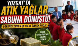 Yozgat'ta Atık Yağlar Sabuna Dönüştü: Öğrencilerden Çevreye Örnek Proje
