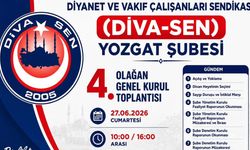 Yozgat'ta o sendika genel kurula gidiyor