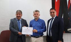 Yozgat MYO'dan Jüri Üyelerine Teşekkür Belgesi