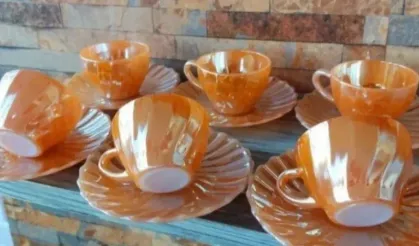 Evinizdeki Antika Sarı Fincan Takımları Artık Bir Servet Değerinde!