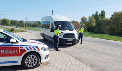 Yozgat’ta Okul Servislerine Sıkı Jandarma Denetimi!