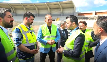 AK Parti Yozgat Milletvekili Süleyman Şahan'dan Yozgat Şehir Stadyumu'nda İnceleme