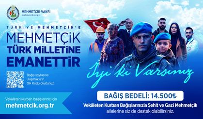 TSK Mehmetçik Vakfı Kurban Bağışlarını Bekliyor
