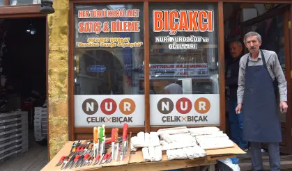 Yozgat'ta Kurban Bayramı Öncesi Bıçakçılarda Yoğunluk Başladı