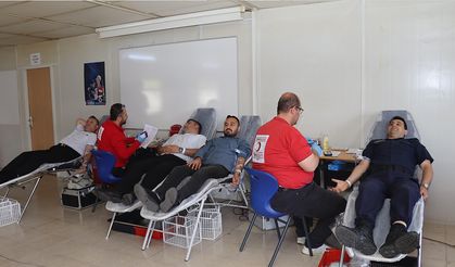 Yozgat Jandarması kan bağışında bulundu