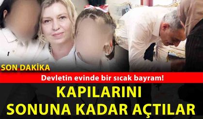 Yozgat'ta bayram güzelliği: devletin evi kapılarını sonuna kadar açtı!