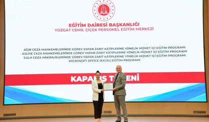 Yozgat'ta Zabıt katipleri eğitimden geçti