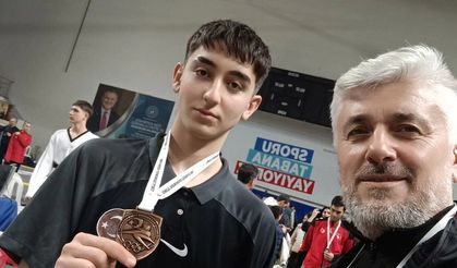 Sorgunlu Sporcu Batuhan Baran Türkiye Üçüncüsü Oldu