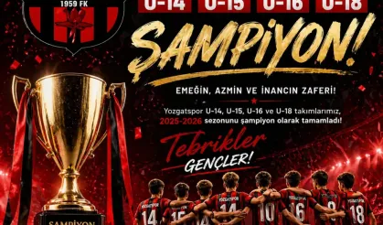 Yozgatspor 1959 FK Akademi’den Tarihi Başarı