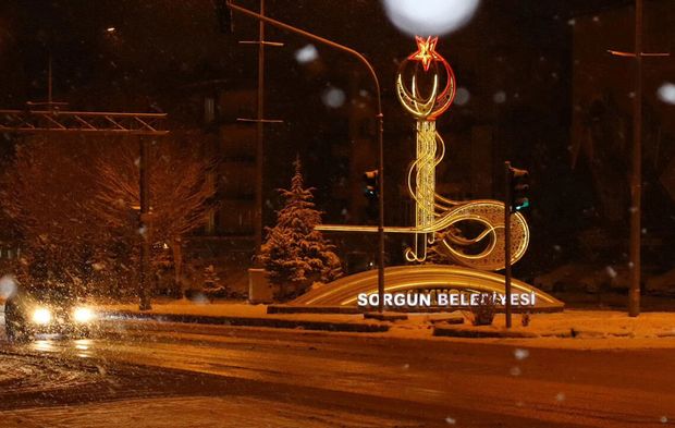 Sorgun Karla Başka Bir Güzel: Kartpostallık Manzaralar