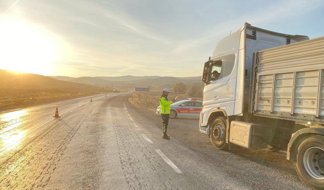 Yozgat’ta Ağır Taşıt Denetimi!