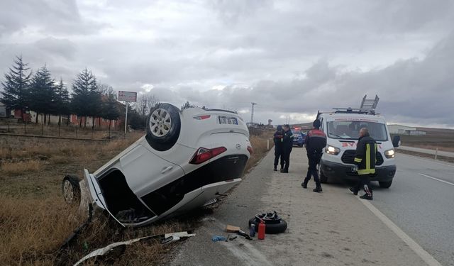 Yozgat'ta trafik kazası: 2 Yaralı