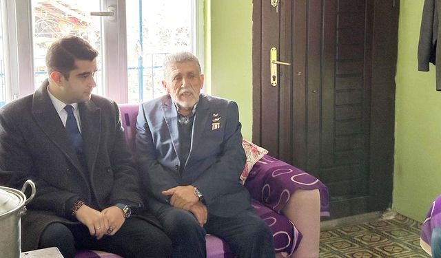 Aydıncık Kaymakamı Şahin’den Kıbrıs Gazisine Vefa!