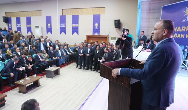 Yozgatlı Bekir Bozdağ, AK Parti Harran 8. Olağan Kongresi'ne Katıldı