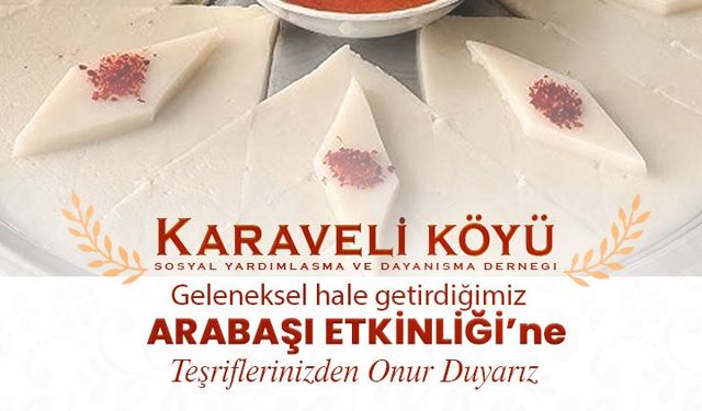 Ankara'da Arabaşı Etkinliğinde hasret giderilecek