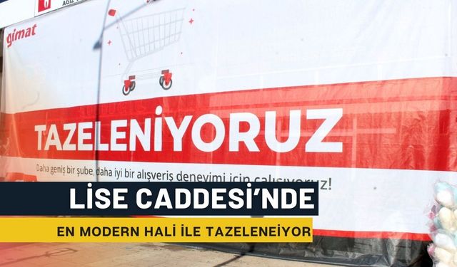 Yozgat’ın gıda merkezi Gimat Lise Caddesi’nde tazeleniyor!