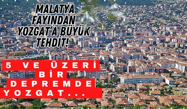 Malatya Fayından Yozgat’a Büyük Tehdit! Yozgat'ta 7 Büyüklüğünde Deprem...