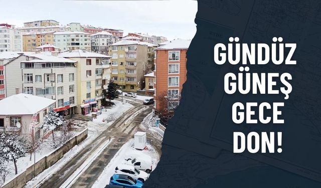 Yozgat’ta sıcaklıklar eksi 7 derecelere düşecek!