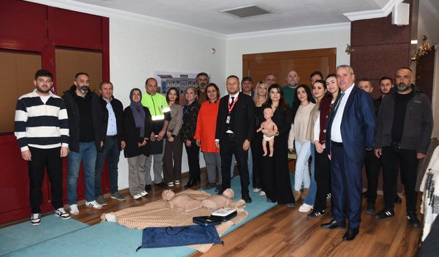 Mamak Belediyesi’nden Personeline Hayat Kurtaran Eğitim