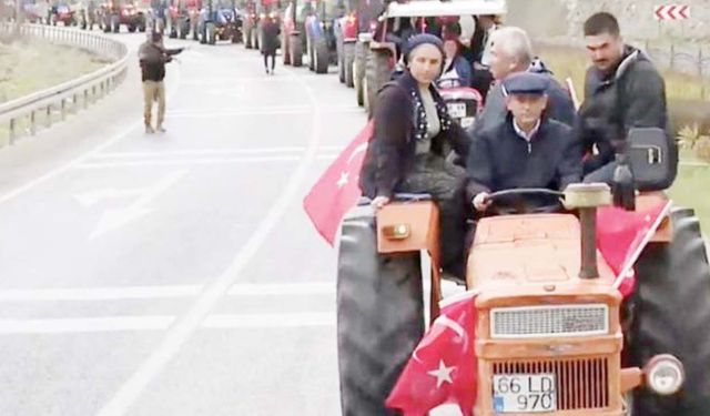 CHP Genel Başkanı Özgür Özel Yozgat Mitingine Traktör Konvoyuyla Katıldı!
