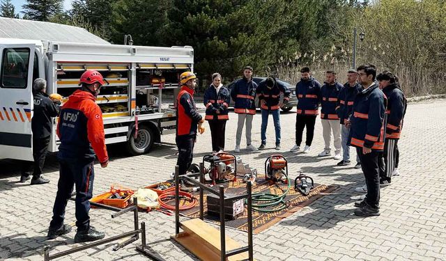 Yozgat'ta üniversite öğrencilerine uygulamalı eğitim verdiler!