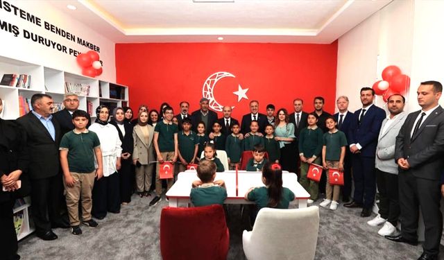 Bingöl’de Şehitlerin Adına İki Yeni Kütüphane Hizmete Açıldı