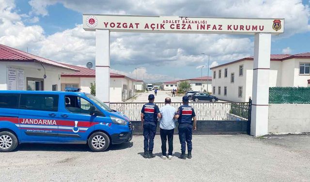 Yozgat’ta 3 yıl cezası varmış! Jandarma yakaladı!