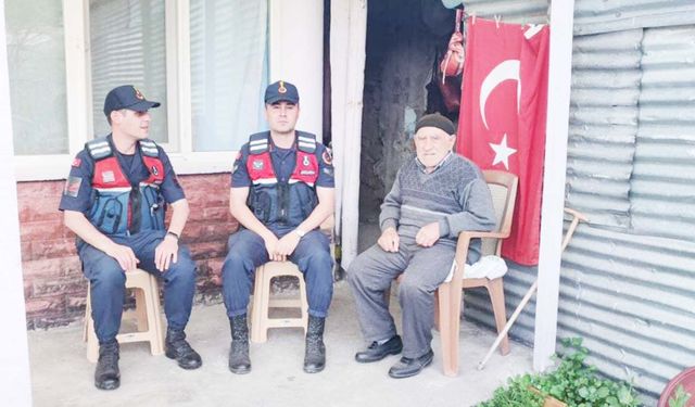 Yozgat’ta Jandarma'dan Kore Gazisi'ne Vefa Dolu Bayram Ziyareti