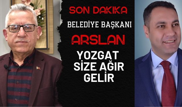 Neler oluyor? Sorgun Belediye Başkanı Erkut Ekinci’nin sözlerine Yozgat Belediye Başkanı Kazım Arslan’dan sert yanıt!