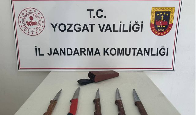 Yozgat’ta Jandarma Ekiplerinden Kesici Alet Operasyonu