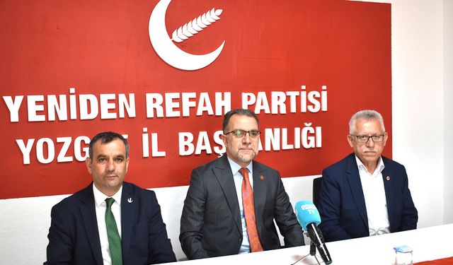 Yeniden Refah Partisi Genel Başkan Yardımcısı Nurettin Gül, Yozgat'ta Bayramlaşma Programına Katıldı