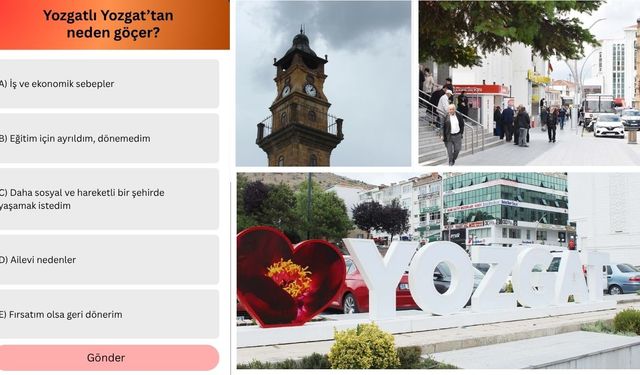 Yozgat Çamlık Medya Anketi Başlattı: Yozgatlı Yozgat’tan Neden Göçer?