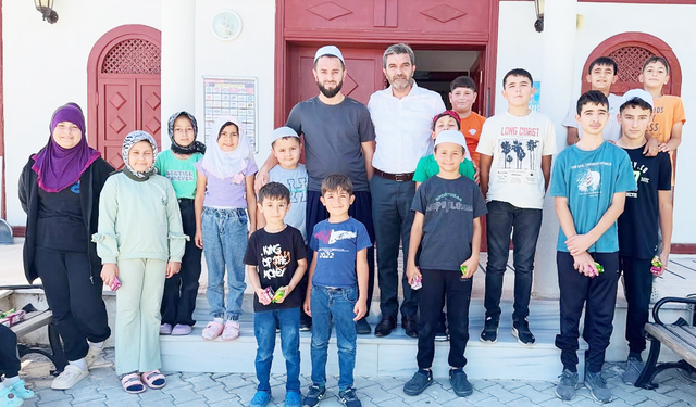 Aydıncık’ta Yaz Kurslarına Anlamlı Ziyaret