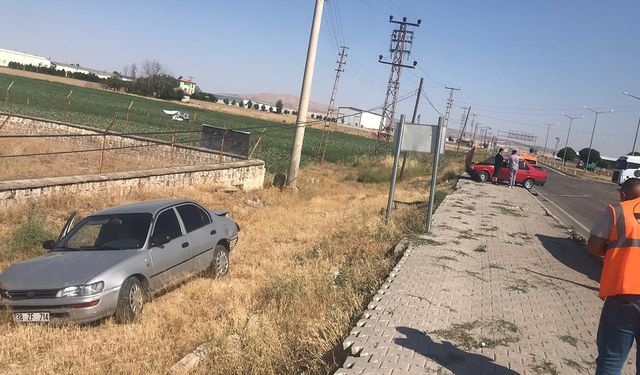 Yozgat'ta Trafik Kazası Ucuz Atlatıldı