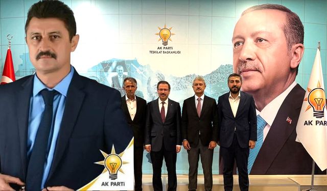 AK Parti Yozgat Saraykent İlçe Başkanlığına Nuri Çınar Atandı