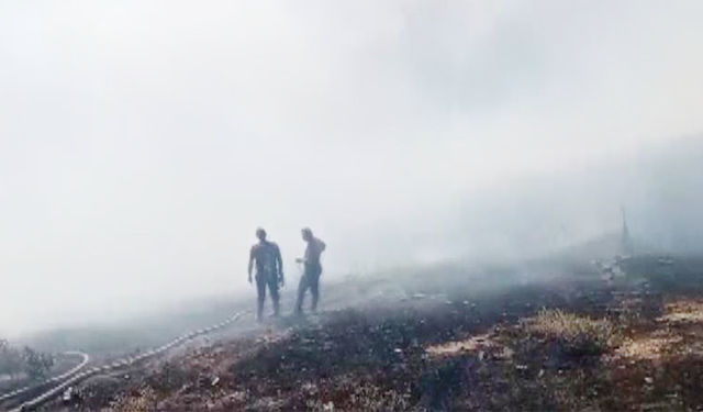 Yozgat'ta Anız Yangını Korkuttu: Alevler Mahalleye Yaklaştı