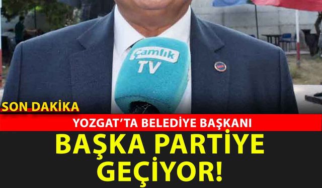Yozgat'ta belediye başkanı kararını verdi: bakın hangi partiye geçiyor?