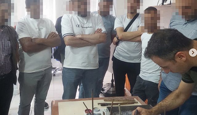 Yozgat Denetimli Serbestlik Müdürlüğü’nde Nesilden Nesile Projesi Kapsamında Ebru Sanatı Tanıtıldı