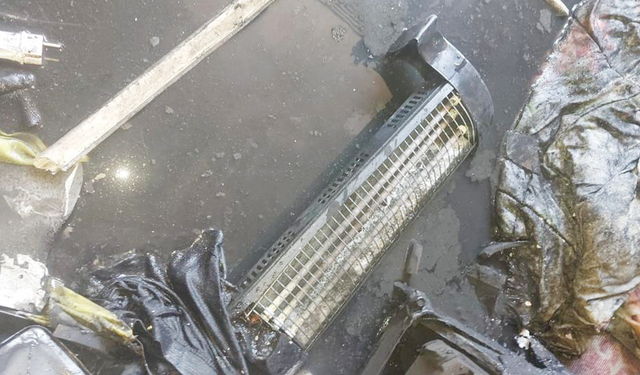 Yozgat’ta Elektrik Sobası Evi Kül Etti