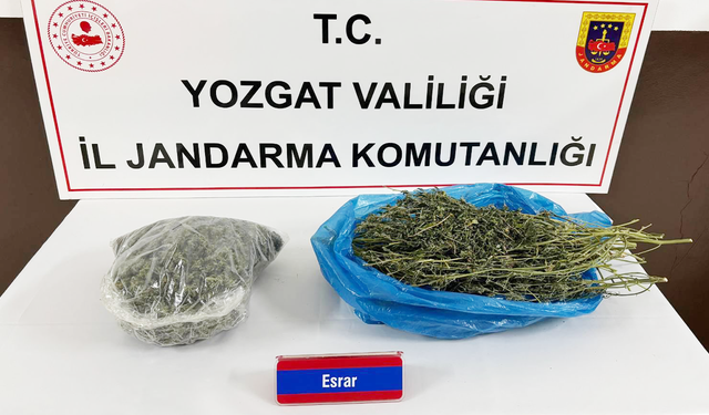 Boğazlıyan'da Zehir Tacirine Darbe: 740 Gram Esrar Ele Geçirildi