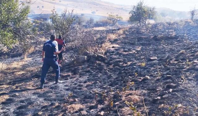 Sorgun’da Yangın: Köy Arazisi Küle Döndü
