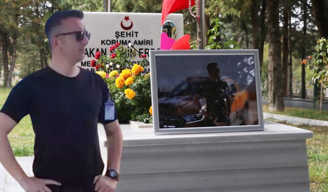 TUSAŞ Şehidi Şefaatlili hemşehrimiz Atakan Şahin Erdoğan, Şehadetinin 1. Yılında Kabri Başında Anıldı