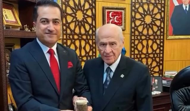 Kerkük’ten Türkmen Vekil Adayı Dr. Mardin Gökkaya, MHP Lideri Bahçeli’yi Ziyaret Etti