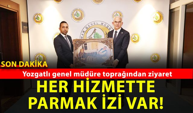 Yozgatlı genel müdüre toprağından ziyaret