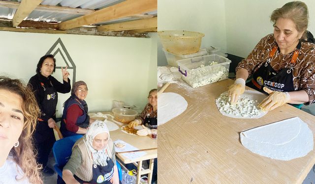 Çayıralan Kadınları gözleme ikramıyla doğa yürüyüşüne lezzet kattı