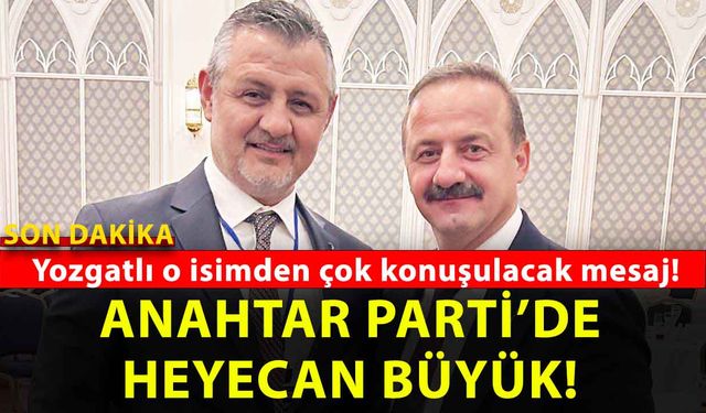 Anahtar Parti 1 Yaşında: Yozgatlı genel başkan yardımcısından duygusal mesaj