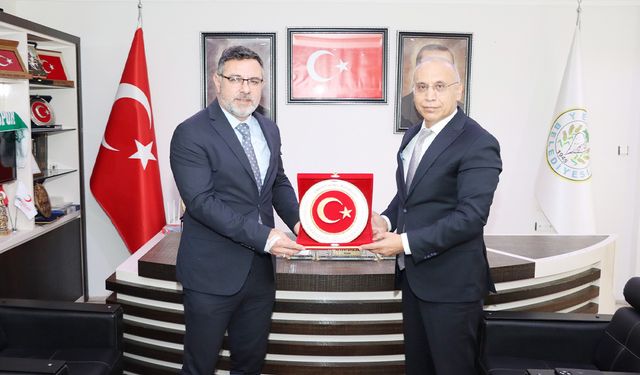 Emniyet Genel Müdürü hemşehrimiz Fatih Kaya Yerköy’de Başkan Arslan ile Görüştü